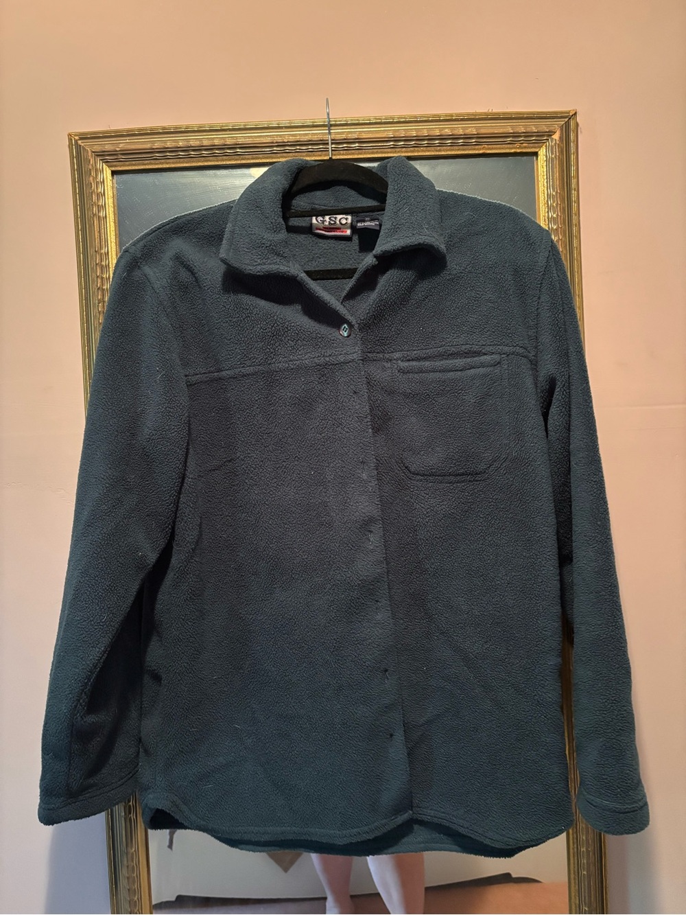 Women's Dark Green Teddy Jacket